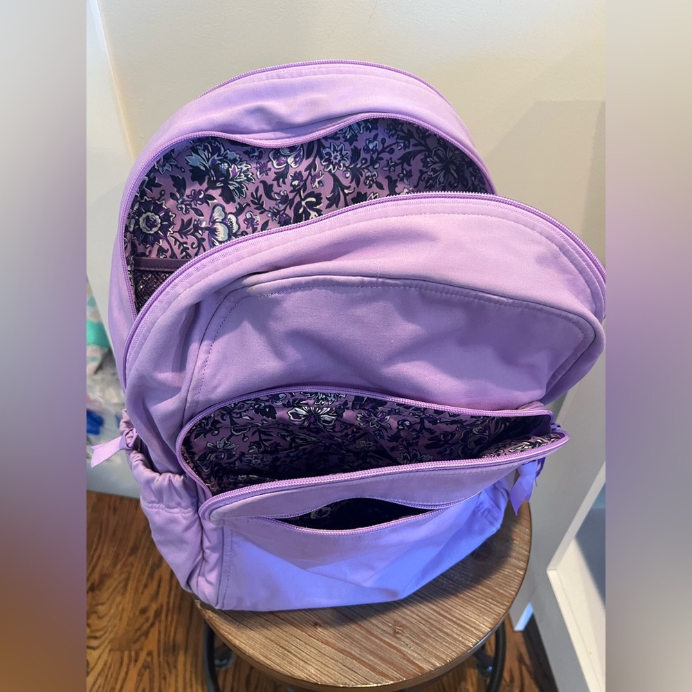 Violet Vera Bradley Backpack - Picture 6 of 6